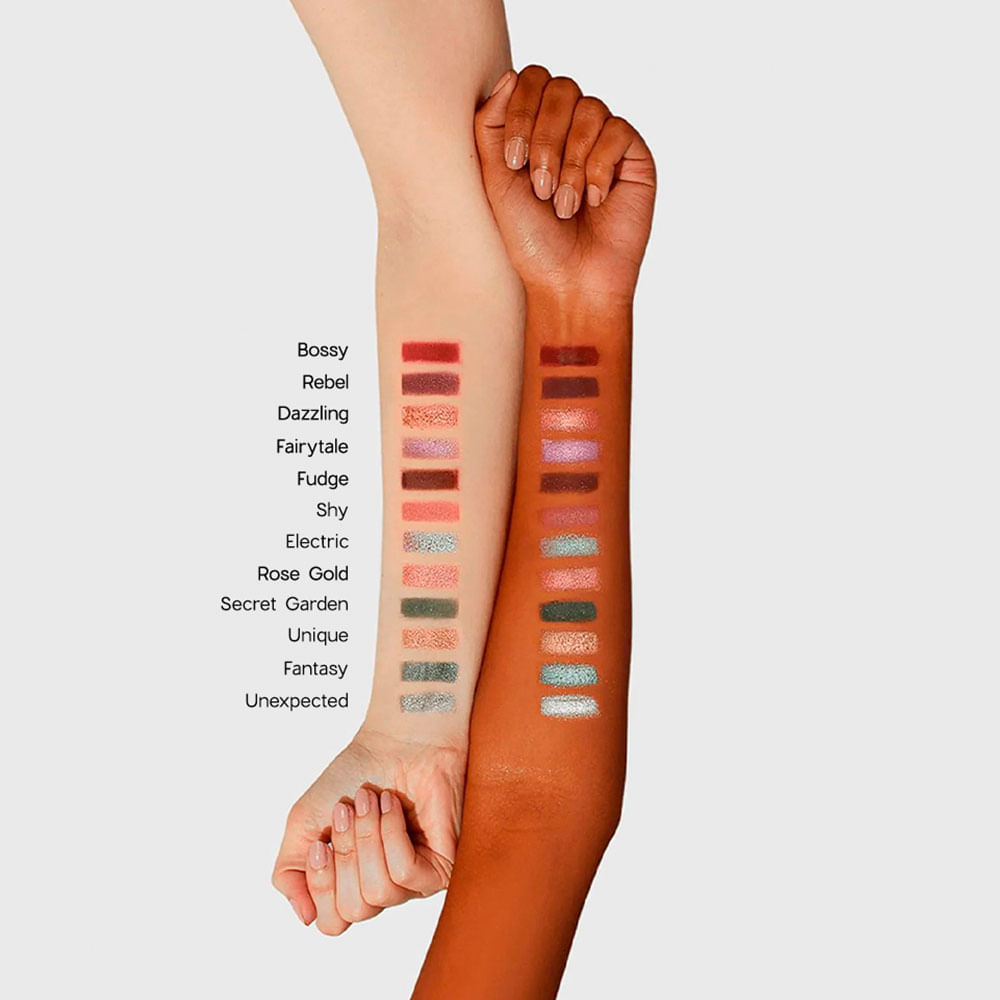 Kit Paleta de Sombras 9 Shades + Paleta de Sombras 12 Shades Océane Purple (2 Produtos) - Imagem 8