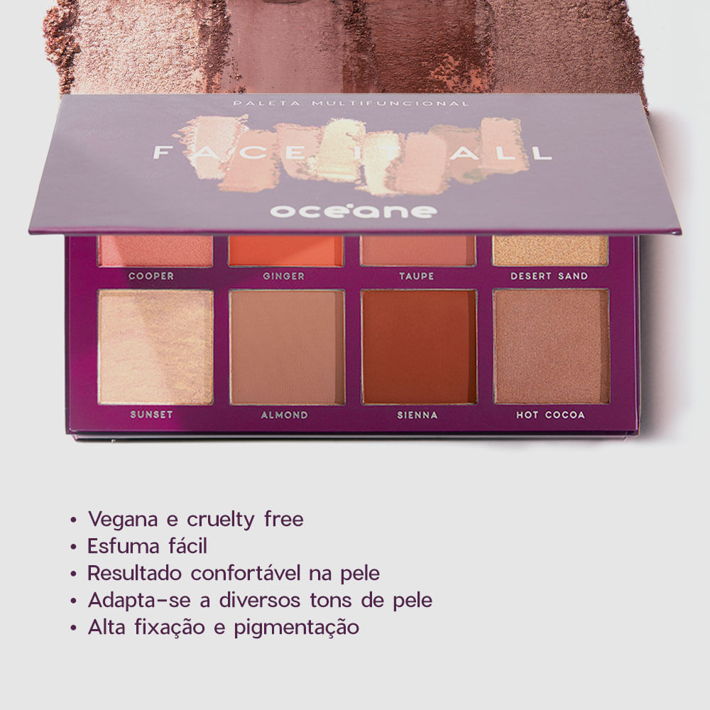 Kit Paleta Multifuncional + Paleta de Sombras Special Day Océane Purple (2 Produtos) - Imagem 8