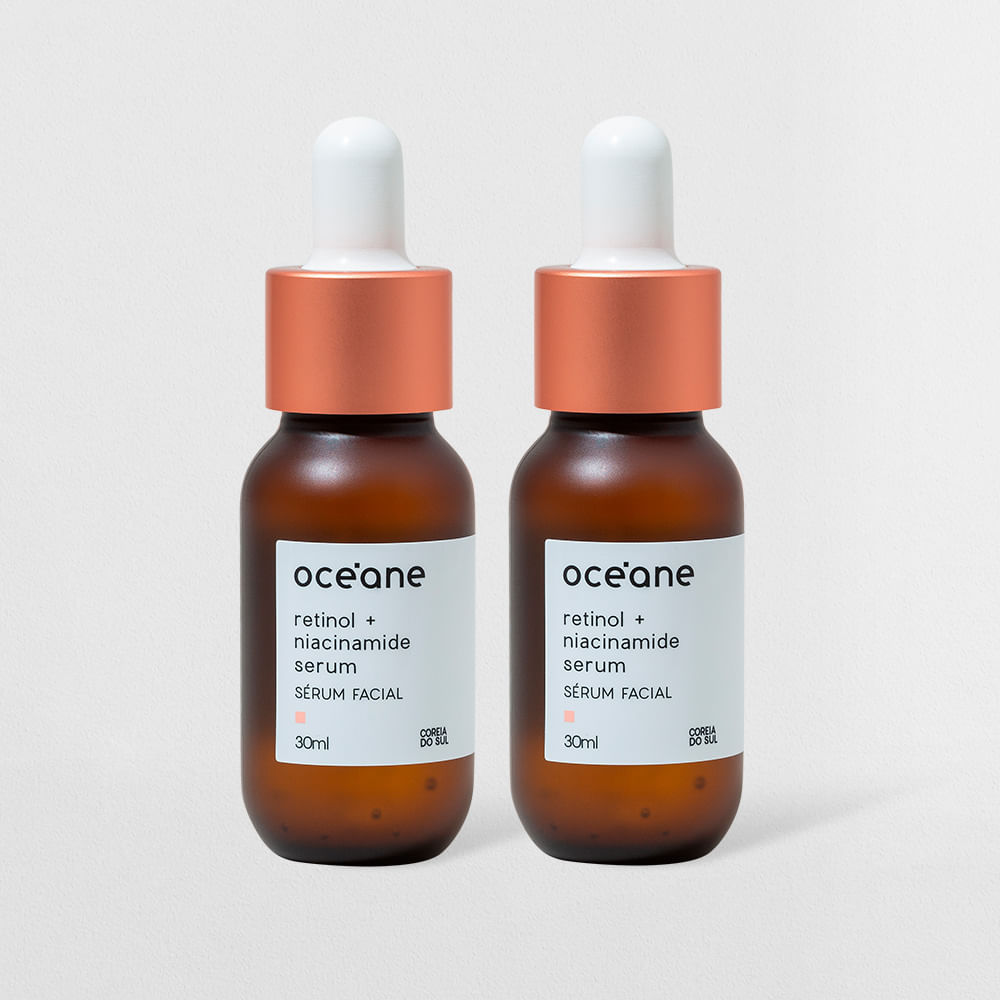 Kit Sérum Facial de Retinol e Niacinamida (2 Produtos)
