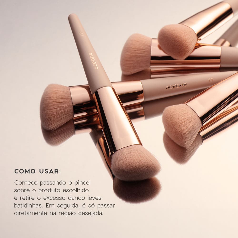 Pincel de Maquiagem para Contorno - Angled Contour Brush Ocn19 - Imagem 6