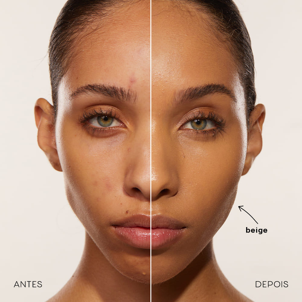 Kit Base em Bastão Beige + Pincel de Maquiagem Multifuncional (2 Produtos) - Imagem 5