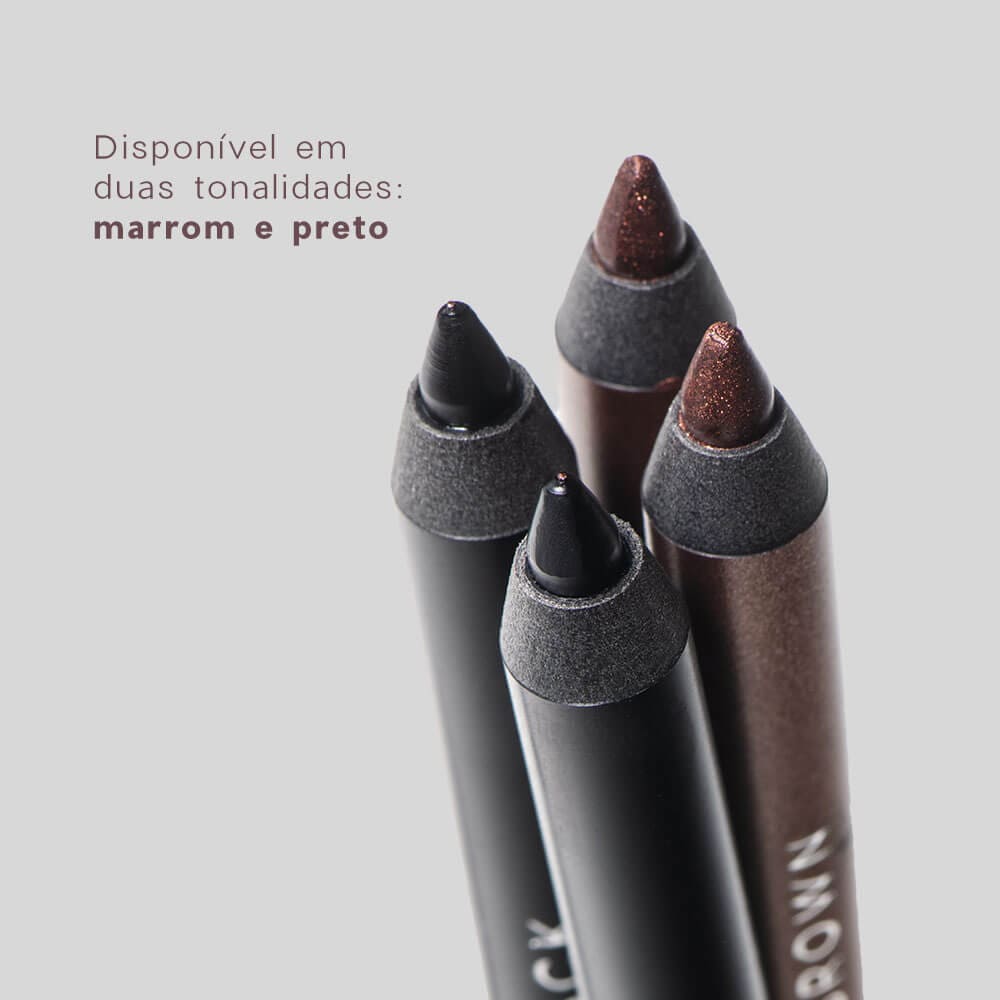 Lápis para Olhos Marrom - Eyeliner Golden Brown Océane Purple 1,2g - Imagem 3