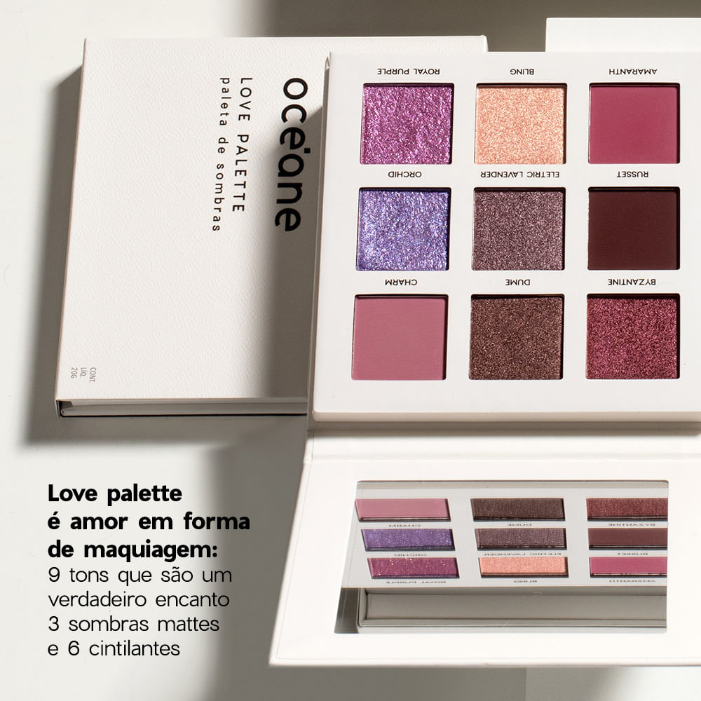 Paleta de Sombras - Love Palette Océane Limited 20g - Imagem 3