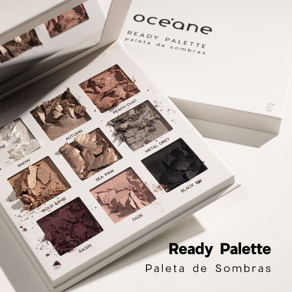 Paleta de Sombras - Ready Palette Océane Limited 20g - Imagem 2