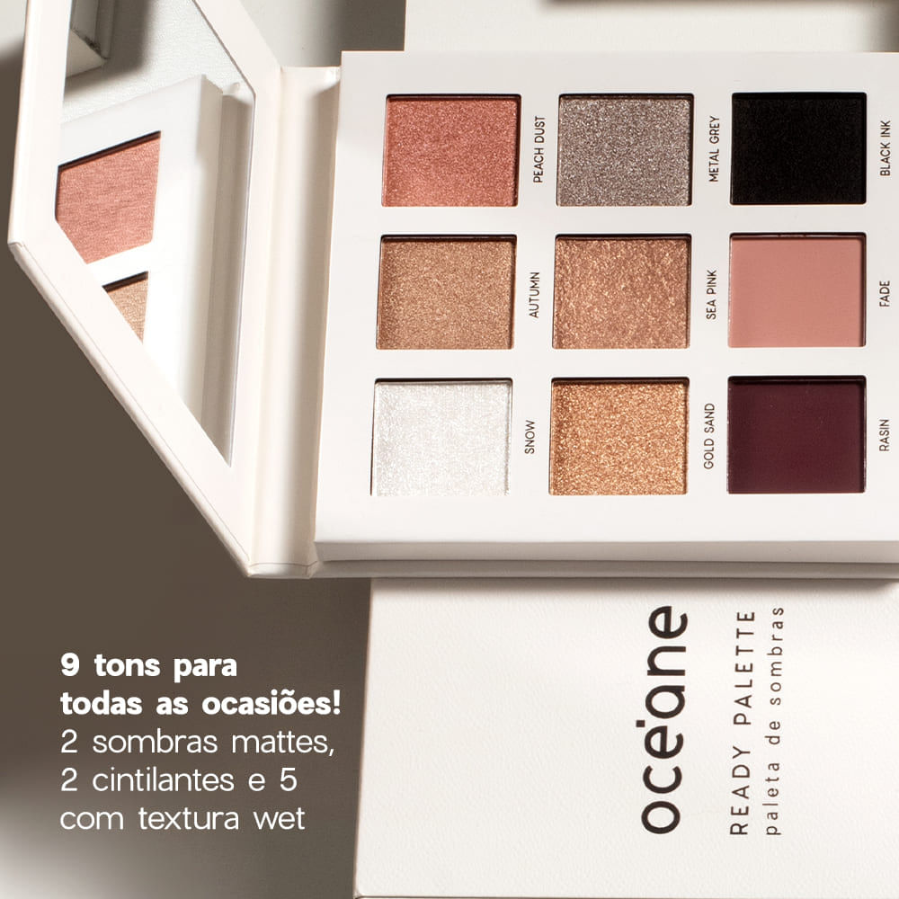 Paleta de Sombras - Ready Palette Océane Limited 20g - Imagem 3