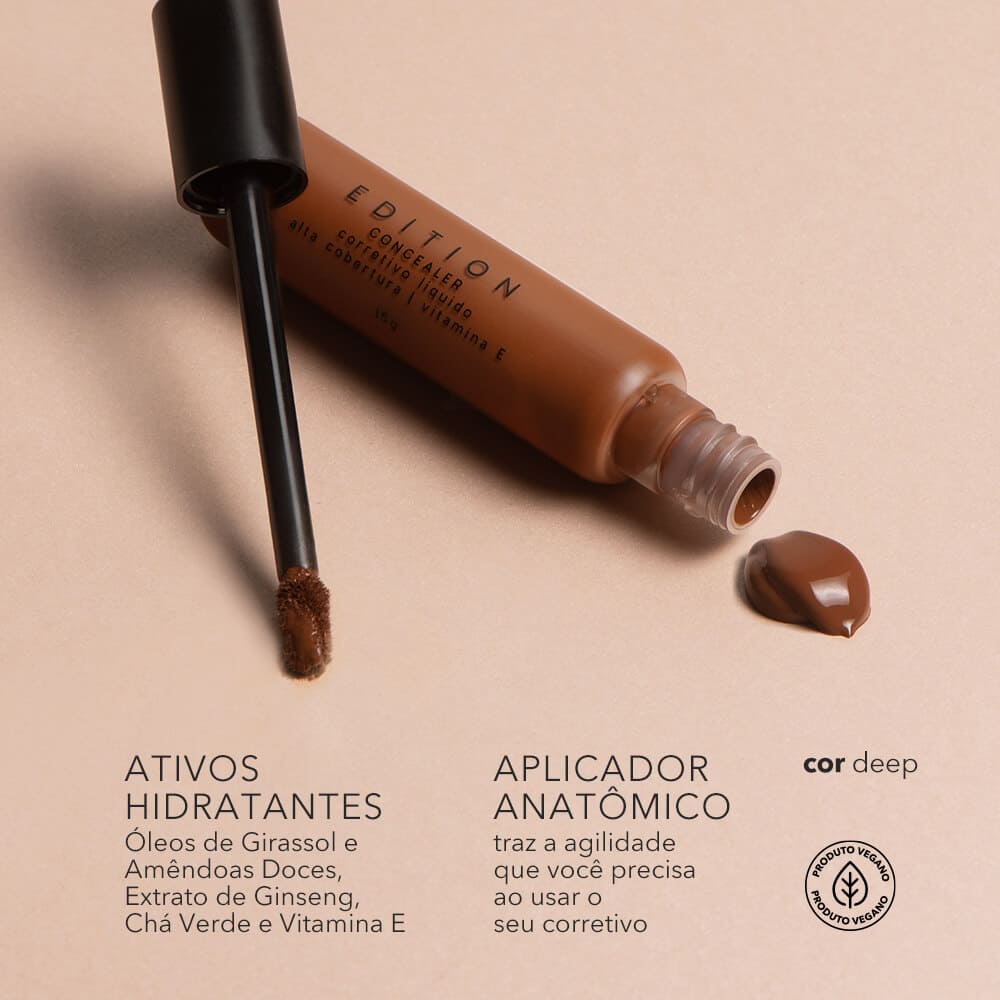 Kit Corretivo Líquido Deep + Lip Tint Océane Edition (2 Produtos) - Imagem 5