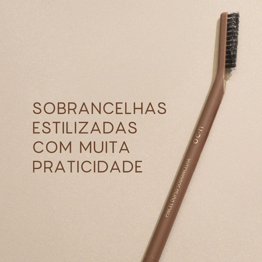 Pincel para Sobrancelhas Nádia Tambasco By Océane - Duo Brow Brush - Imagem 3