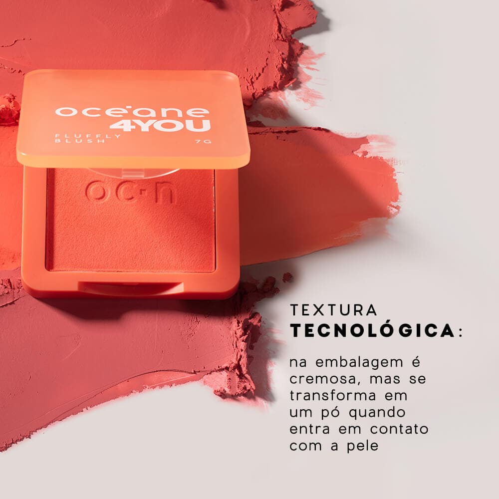 Kit Blush Cremoso Pêssego + Caneta Delineadora Rosa 4you (2 Produtos) - Imagem 3