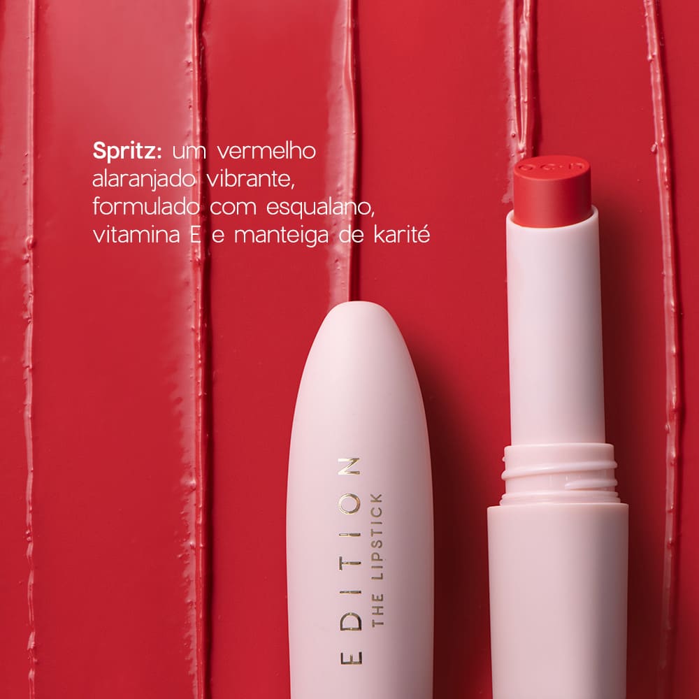 Batom Vermelho Cremoso – The Lipstick Spritz Océane Edition 3,2g - Imagem 4