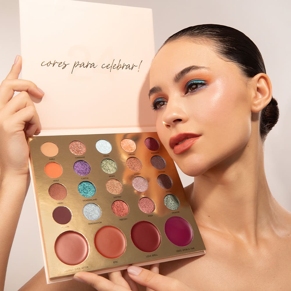 Kit Paleta Multifuncional Fairytale + Batom Marrom Océane Edition (2 Produtos) - Imagem 5