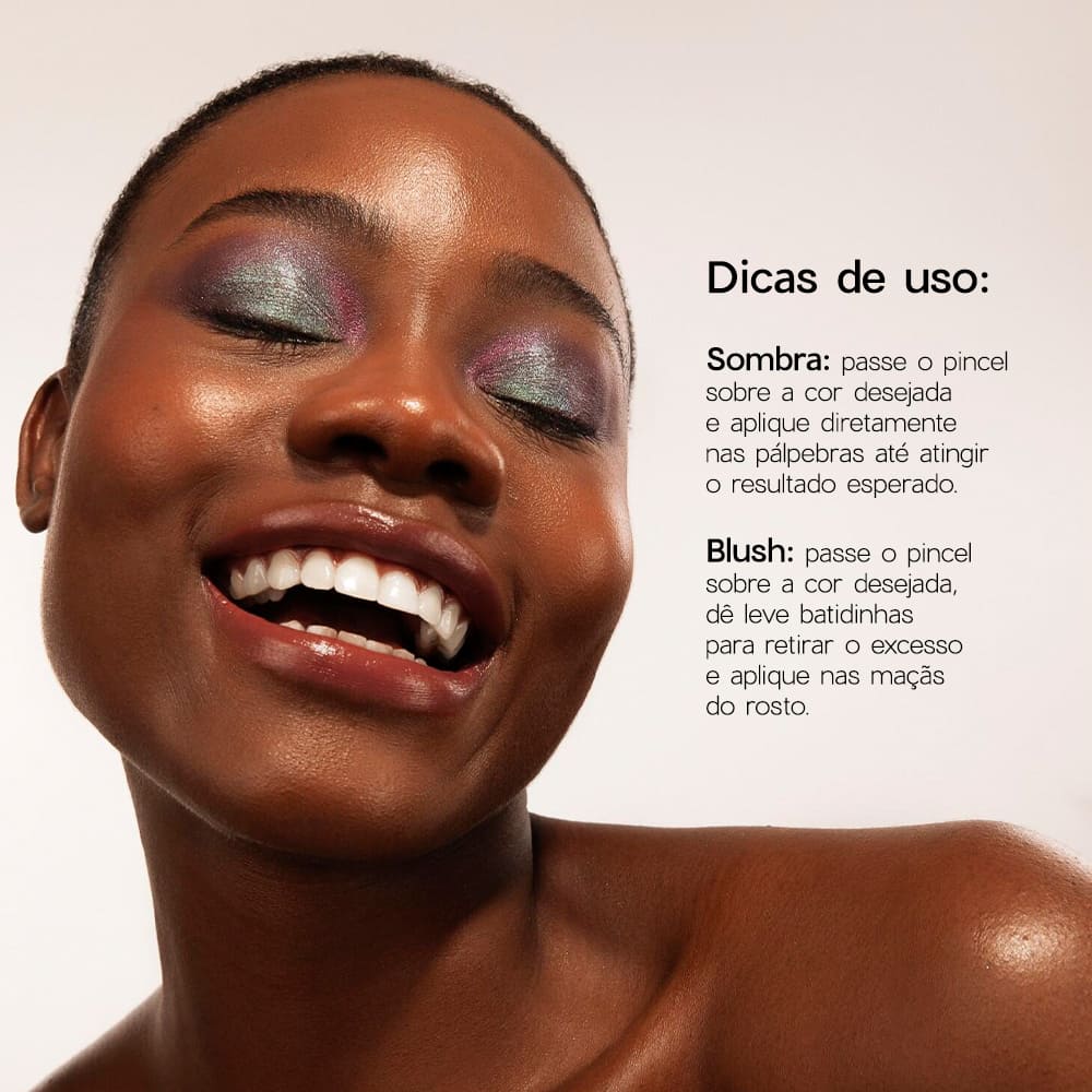 Kit Paleta Multifuncional Fairytale + Batom Marrom Océane Edition (2 Produtos) - Imagem 6