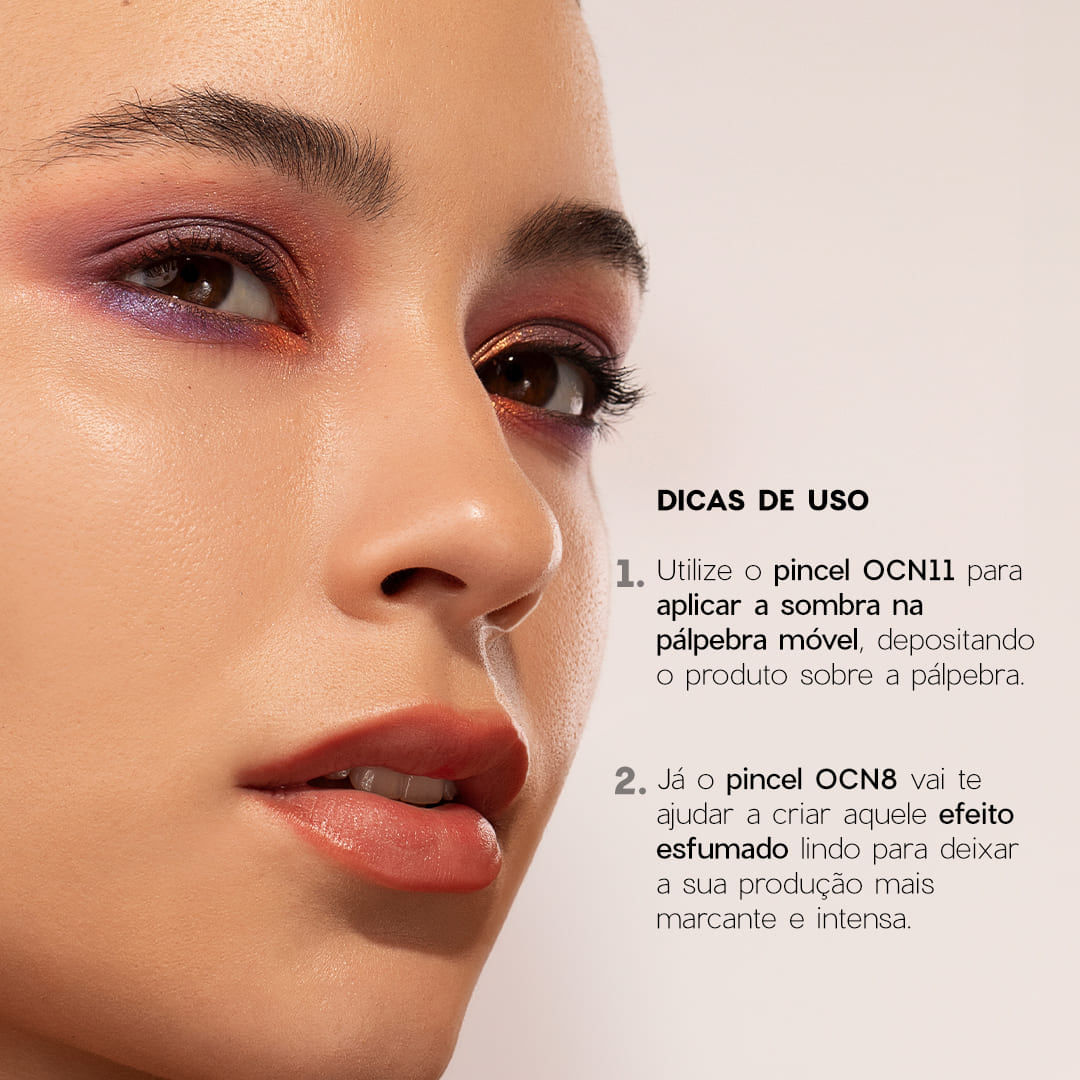 Kit Paleta de Sombras Desire + Batom Marrom Océane Edition (2 Produtos) - Imagem 6