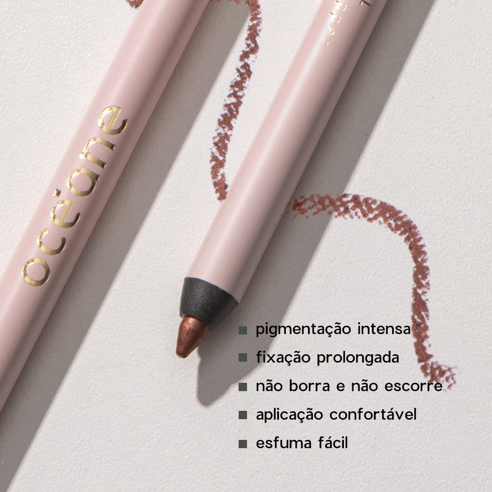 Lápis para Olhos Cobre - Eyeliner Copper Océane Edition 1,2g - Imagem 3