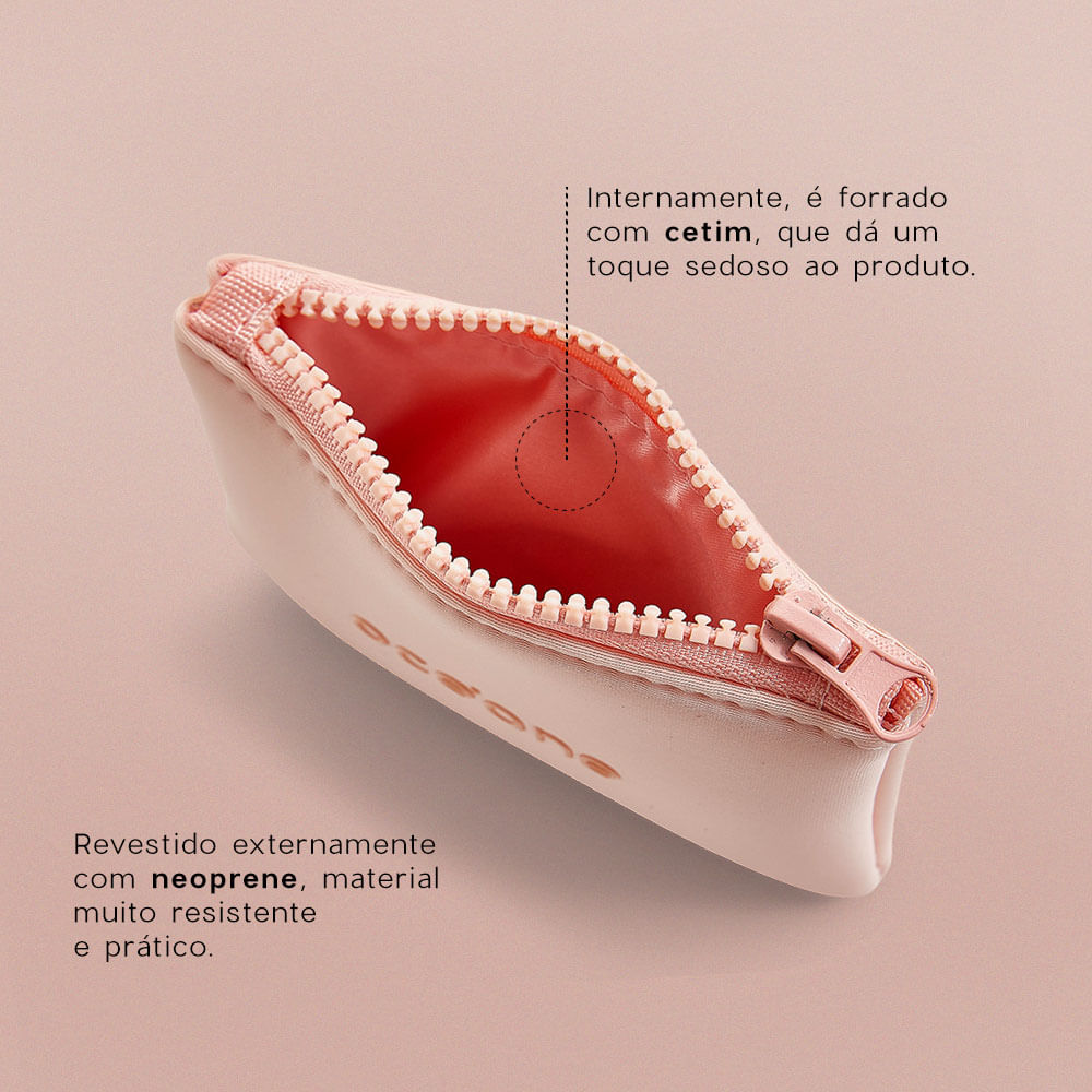 Kit Mini Nécessaire + Mini Brilho Labial + Mini Blush + Bruma Facial Océane (4 Produtos) - Imagem 2