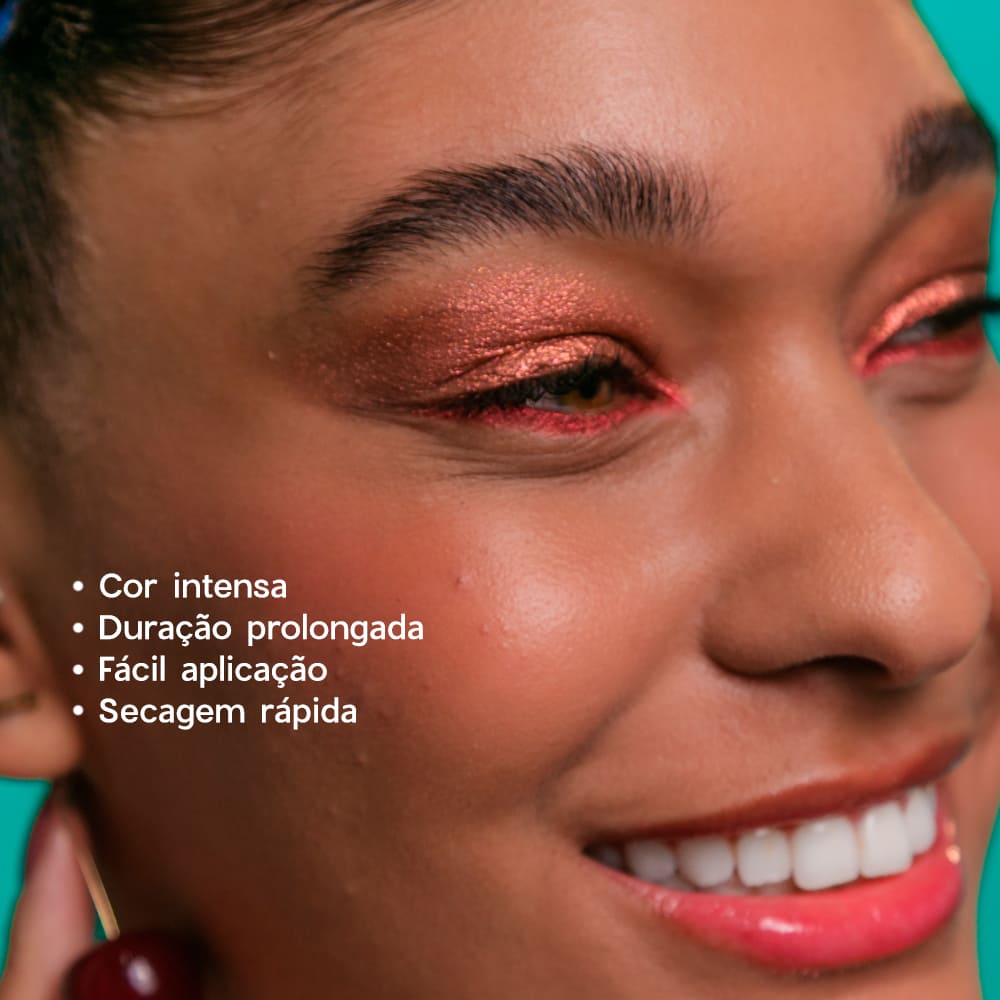 Sombra Líquida Cobre - Liquid Eyeshadow Oasis 4you 2g - Imagem 3