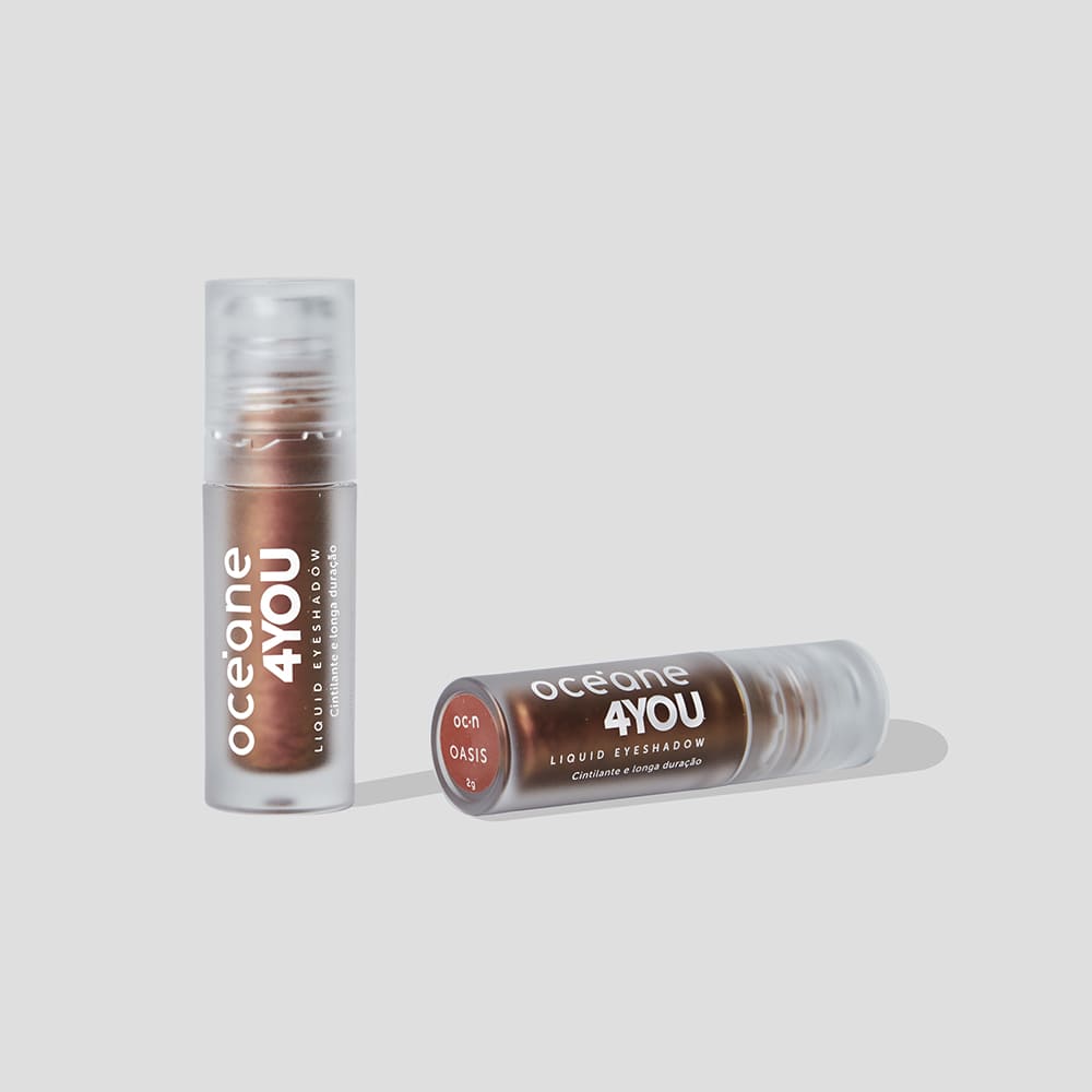 Sombra Líquida Cobre - Liquid Eyeshadow Oasis 4you 2g - Imagem 7