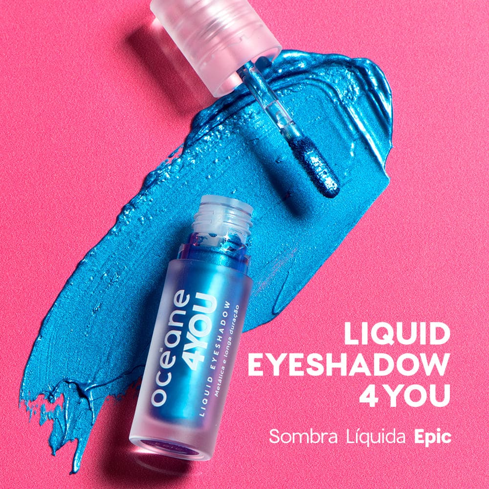 Kit Lápis para Olhos Prata + Sombra Liquida Epic 4you (2 Produtos) - Imagem 6