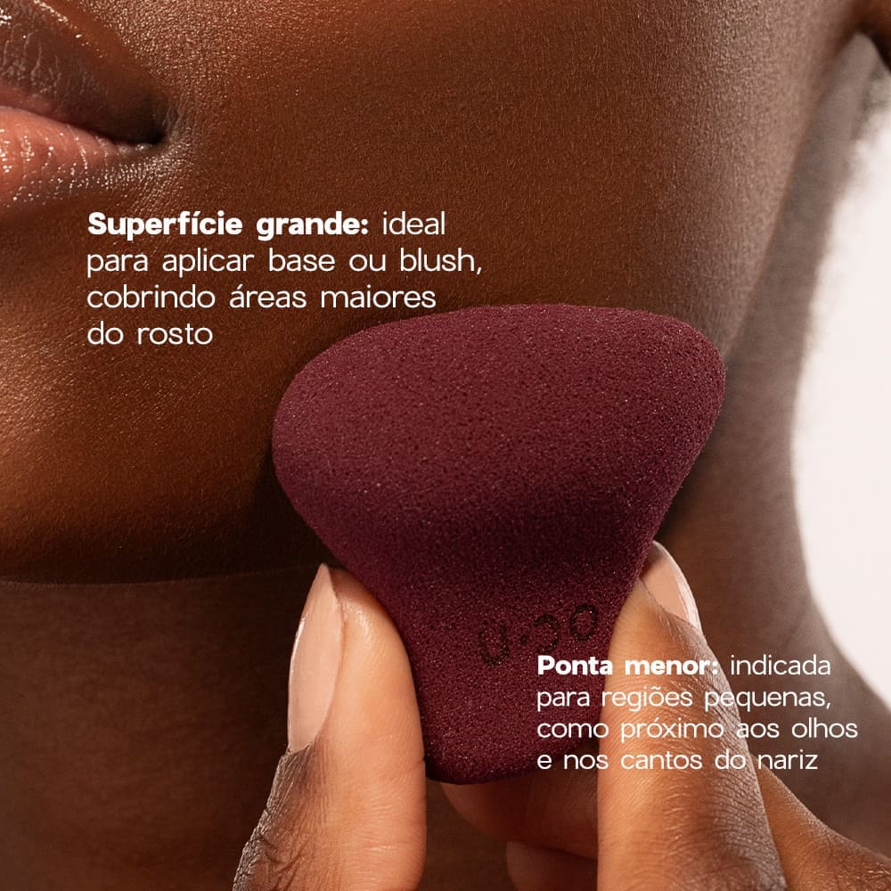 Kit Esponjas de Maquiagem - My Blend Vinho Océane Edition (3 Unidades) - Imagem 5