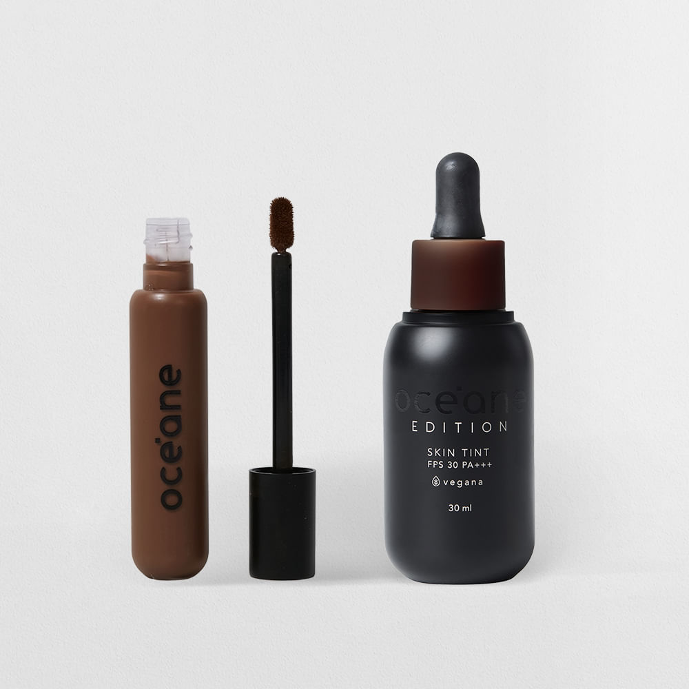 Kit Base Fluida 550d + Corretivo Líquido Deep Océane Edition (2 Produtos)