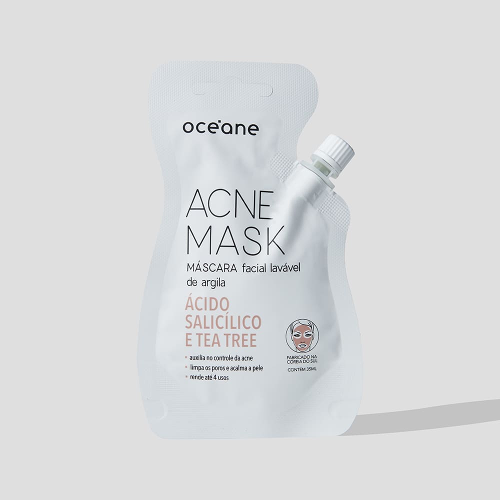 Máscara Facial Antiacne com Ácido Salicílico - Acne Mask 35ml