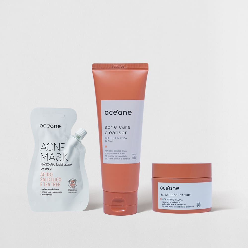 Kit Limpa e Hidrata Antiacne (3 Produtos)
