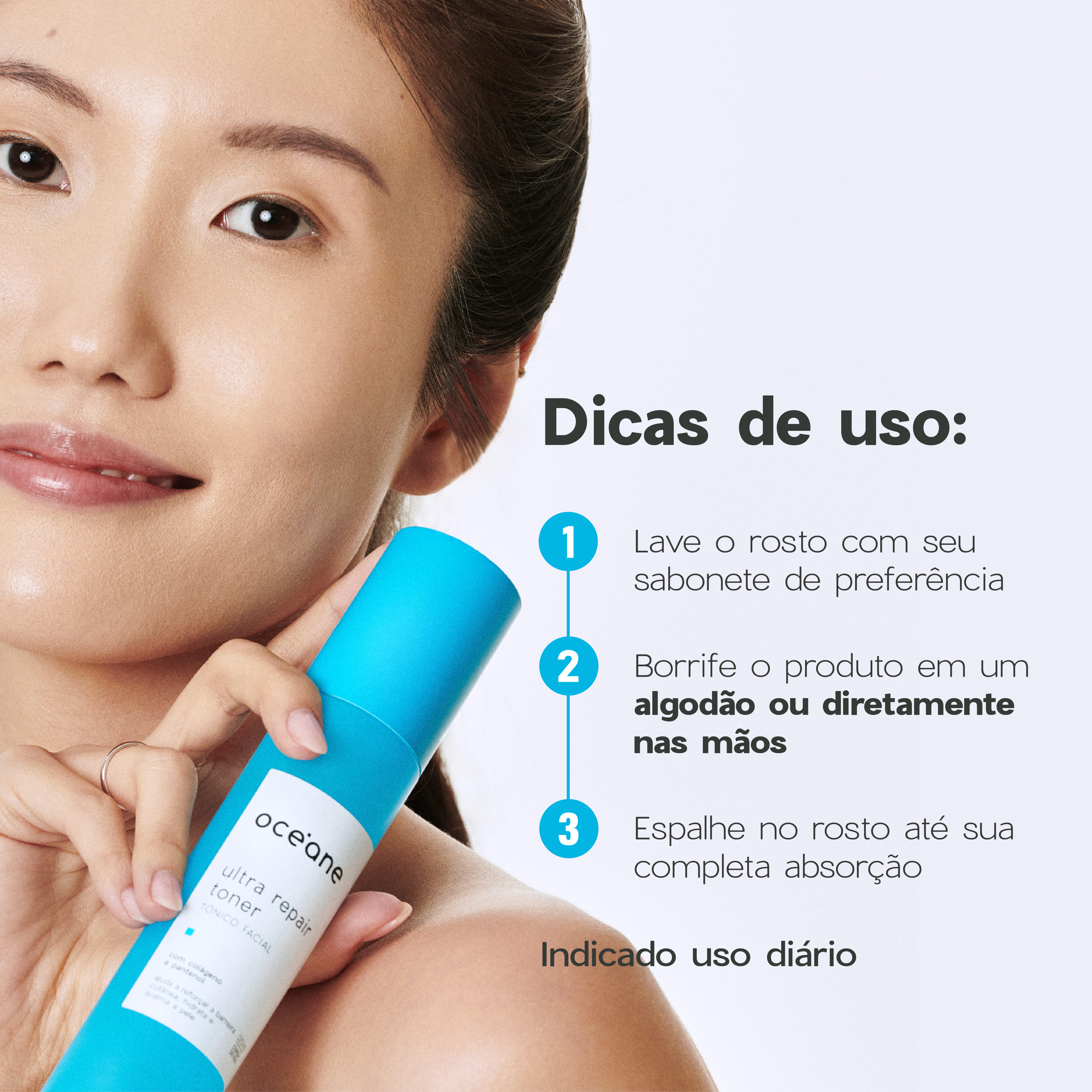 Tônico Facial com Colágeno - Ultra Repair Toner 120ml - Imagem 6
