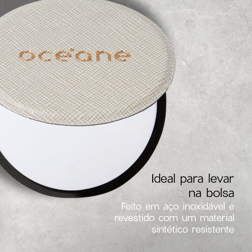 Kit Espelho Compacto + Batom Vinho Capri (2 Produtos) - Imagem 3