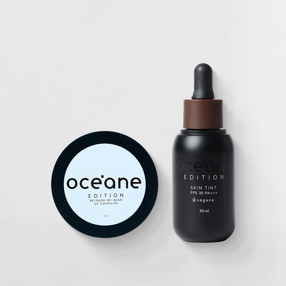 Kit Base Fluida 500d + Pó Compacto Océane Edition (2 Produtos)