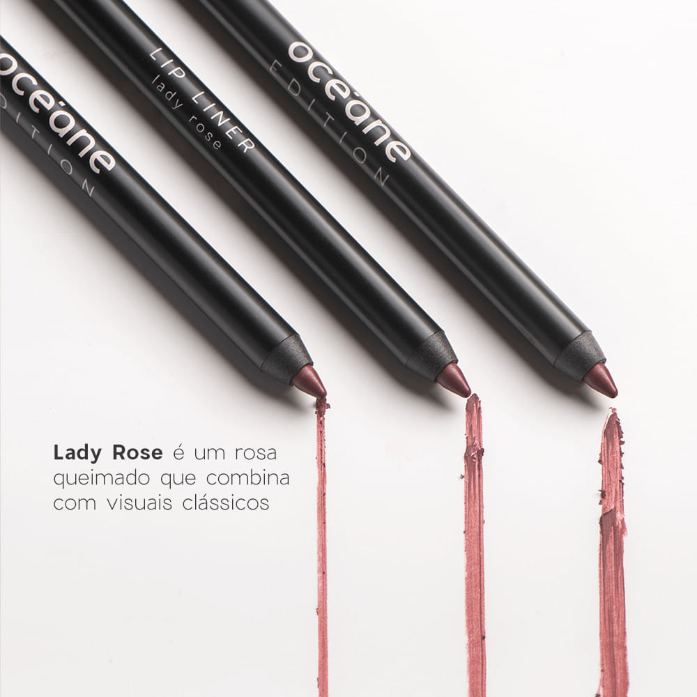 Kit Lápis de Contorno Labial Rosa + Batom Rosa Océane Edition (2 Produtos) - Imagem 4