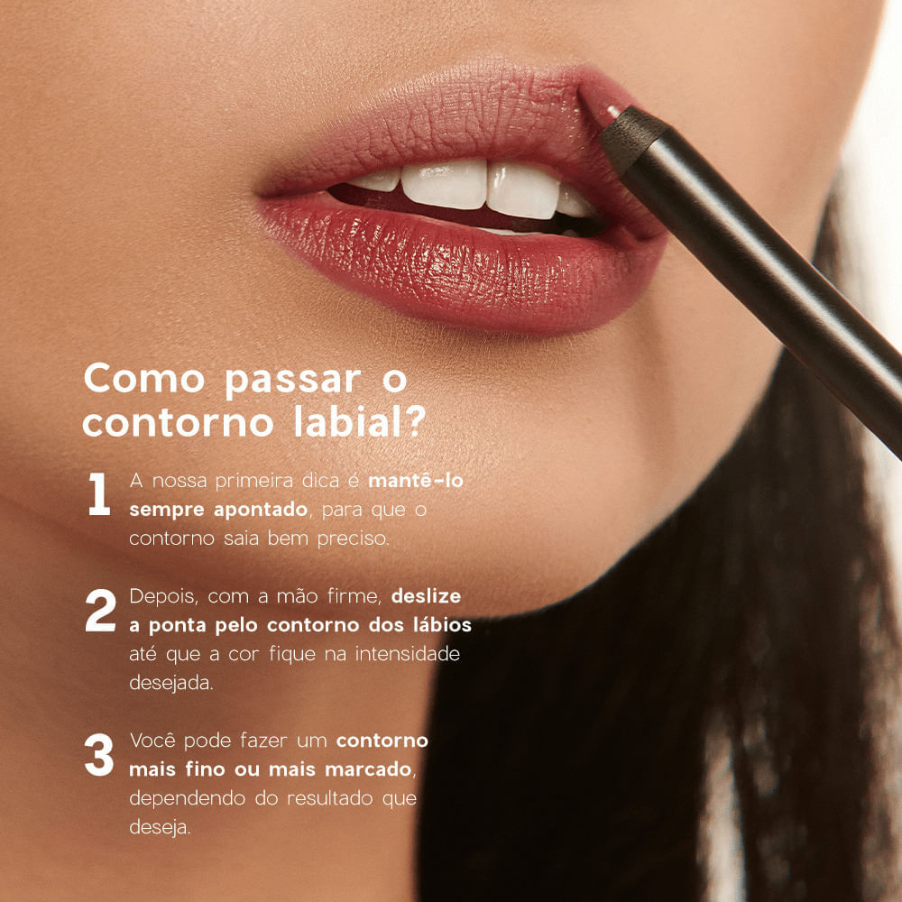 Kit Lápis de Contorno Labial Rosa + Batom Rosa Océane Edition (2 Produtos) - Imagem 5