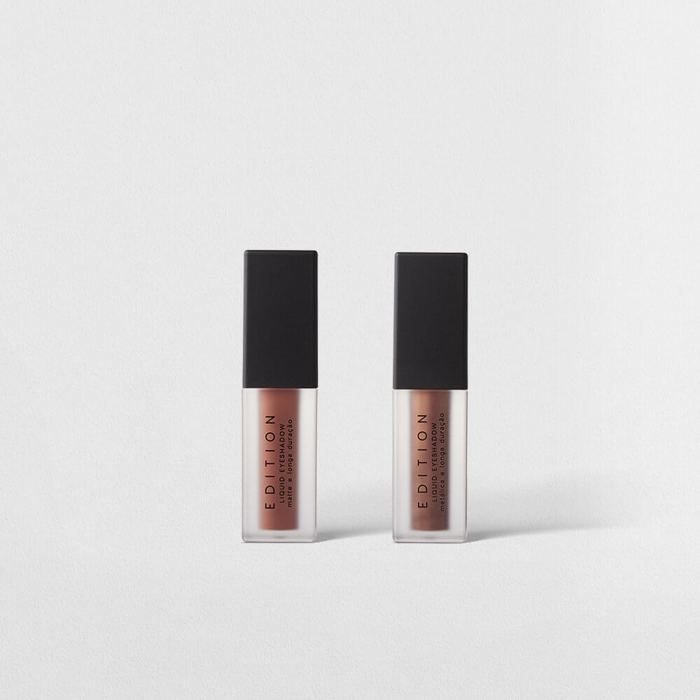 Kit Sombra Líquida Terracota + Sombra Líquida Cobre Metalizada Océane Edition (2 Produtos)