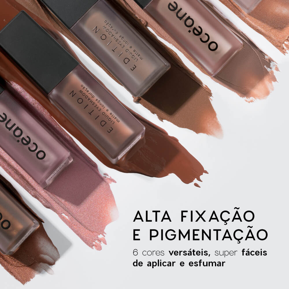 Kit Sombra Líquida Rosa Matte + Sombra Líquida Rosa Metalizada Océane Edition (2 Produtos) - Imagem 7