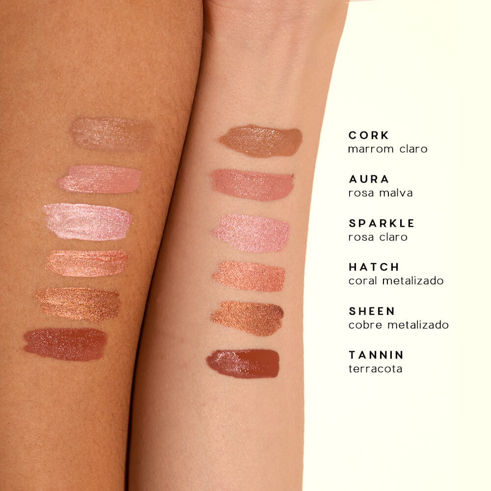 Kit Sombra Líquida Rosa Matte + Sombra Líquida Rosa Metalizada Océane Edition (2 Produtos) - Imagem 8