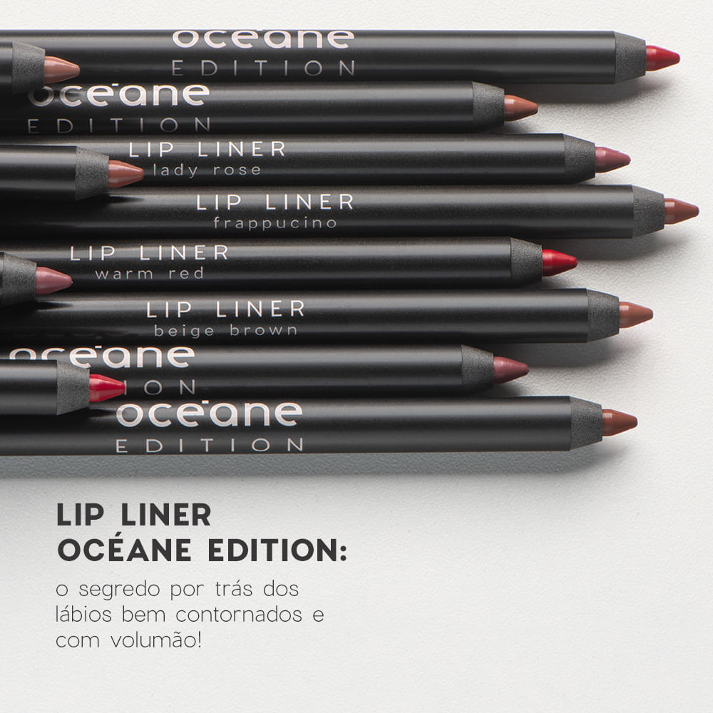 Lápis de Contorno Labial Nude - Lip Liner Beige Brown Océane Edition 1,2g - Imagem 2