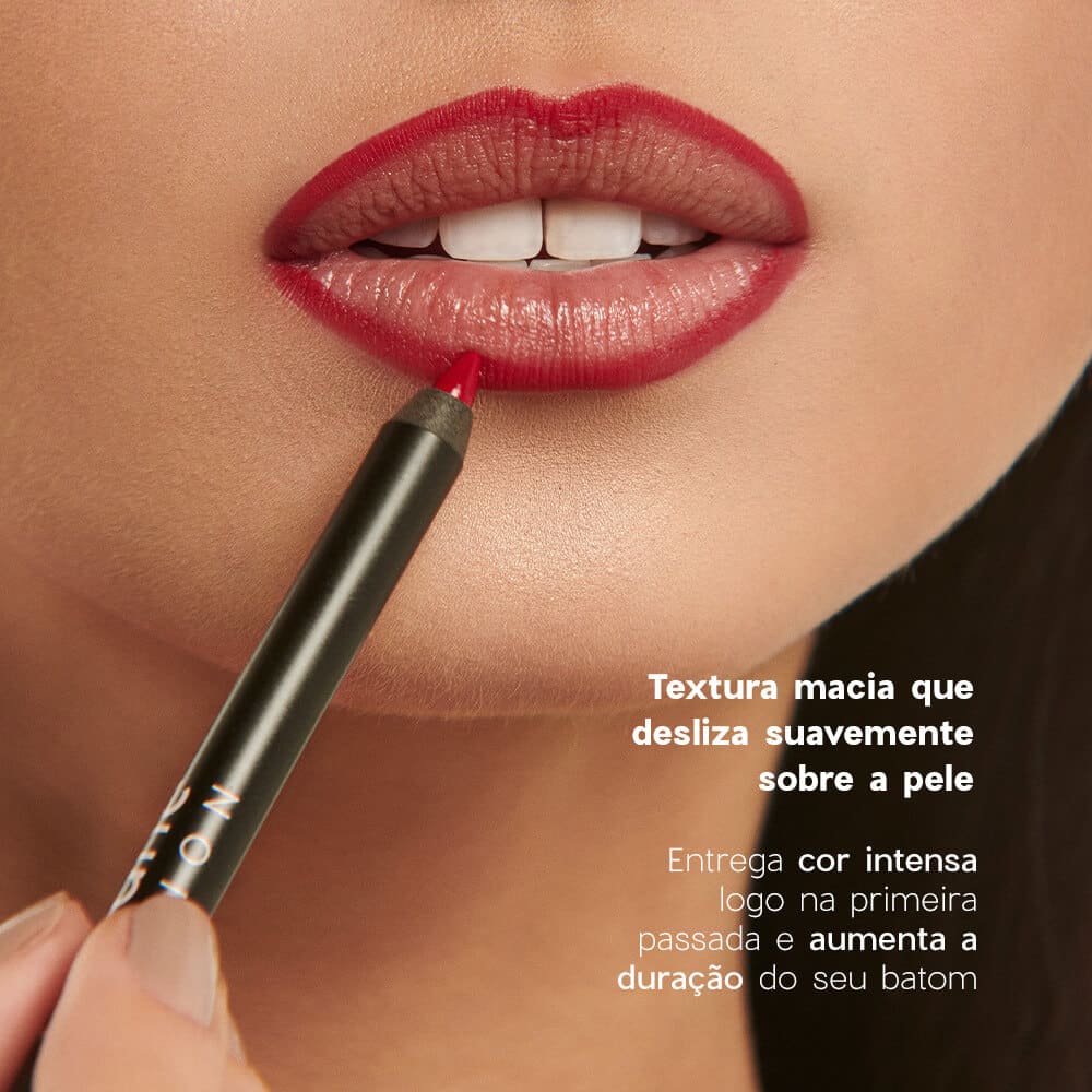 Kit Batom Líquido Vermelho + Lápis Labial Vermelho Océane Edition (2 Produtos) - Imagem 7