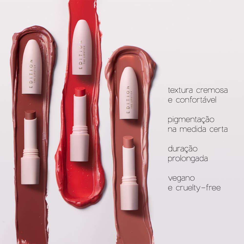 Kit Batom Nude + Lápis Labial Marrom Océane Edition (2 Produtos) - Imagem 3