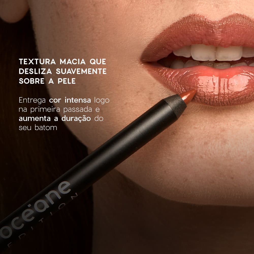 Kit Batom Nude + Lápis Labial Marrom Océane Edition (2 Produtos) - Imagem 7