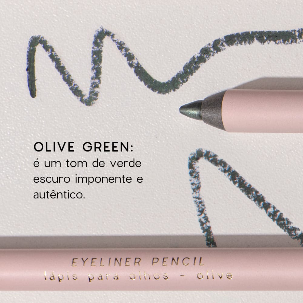 Kit Lápis para Olhos Verde + Batom Nude Océane Edition (2 Produtos) - Imagem 5