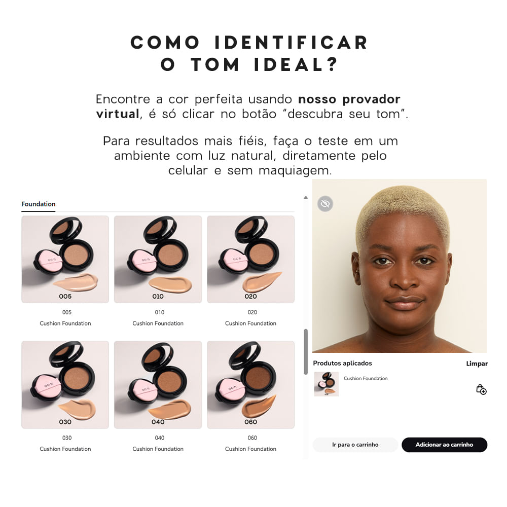 Base Líquida Escura Semi-Matte - Cushion Foundation 70 Océane Edition 12g - Imagem 8