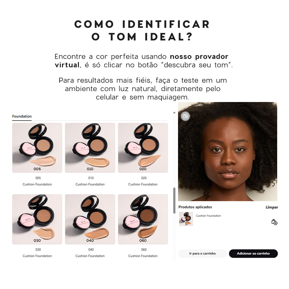 Base Líquida Escura Semi-Matte - Cushion Foundation 80 Océane Edition 12g - Imagem 8
