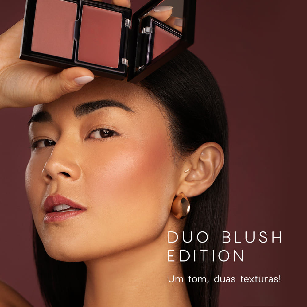 Blush Cremoso e em Pó Nude – Duo Blush Rosy Paint Océane Edition 10,2g - Imagem 2