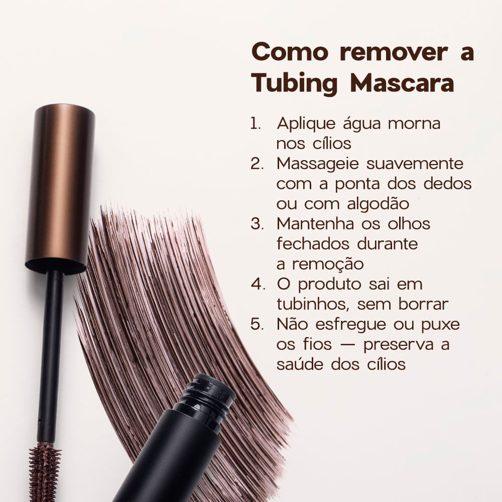 Máscara para Cílios Marrom - Tubing Mascara Brown Océane Edition 6g - Imagem 8