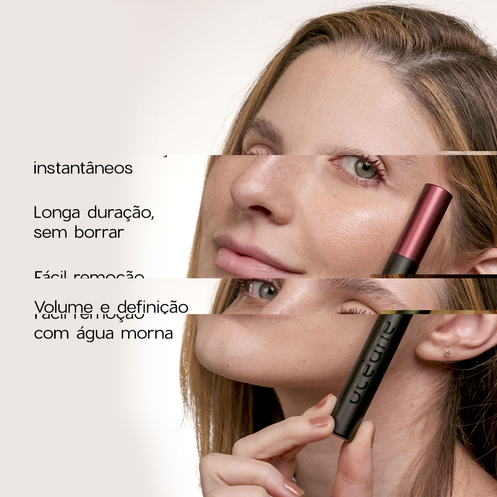 Kit Máscara de Cílios Marrom + Máscara de Cílios Bordô Océane Edition (2 Produtos) - Imagem 4