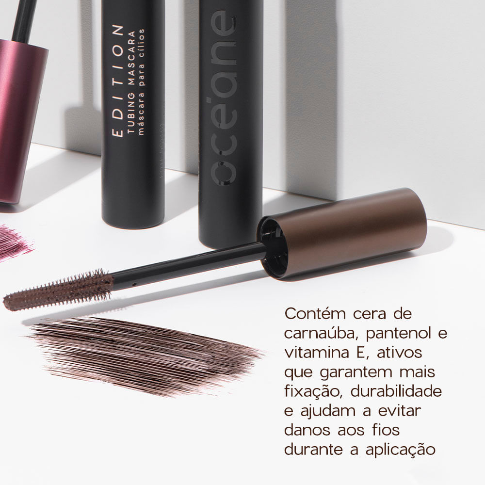 Kit Máscara de Cílios Marrom + Máscara de Cílios Bordô Océane Edition (2 Produtos) - Imagem 5