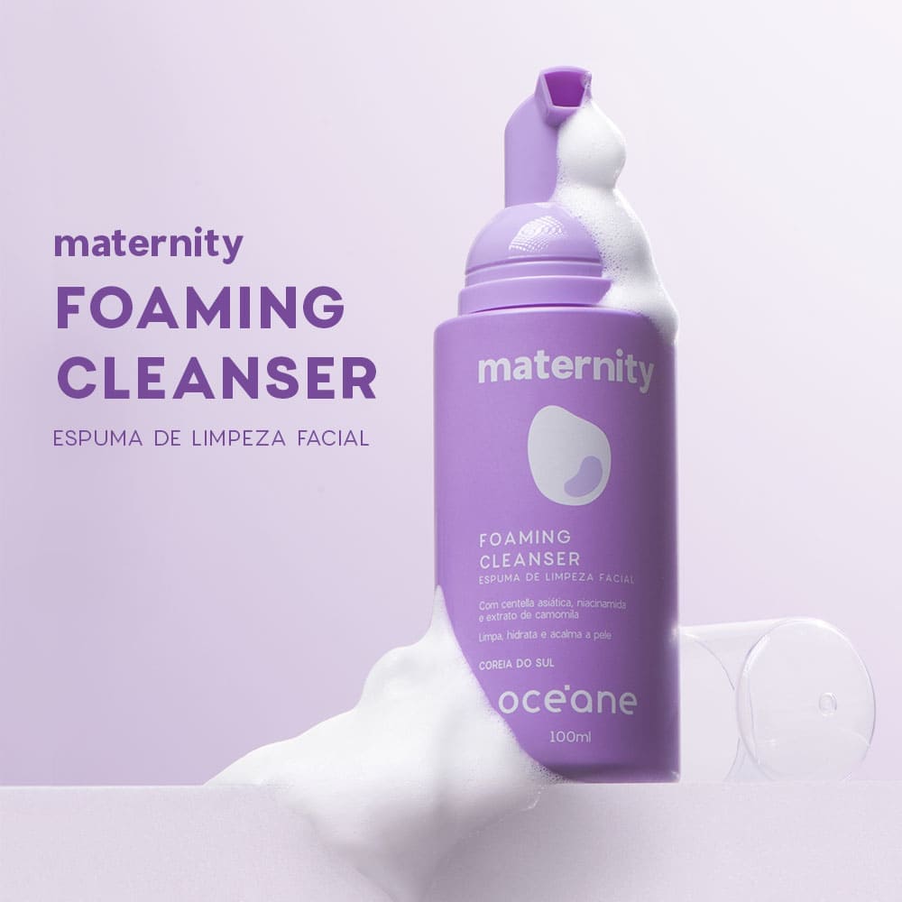 Kit Espuma de Limpeza + Sérum Facial + Hidratante Facial para Gestantes (3 Produtos) - Imagem 2