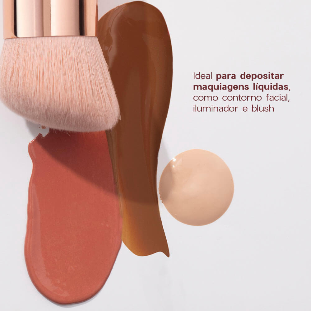 Pincel de Maquiagem Angulado - Liquid Angled Brush Ocn23 - Imagem 3