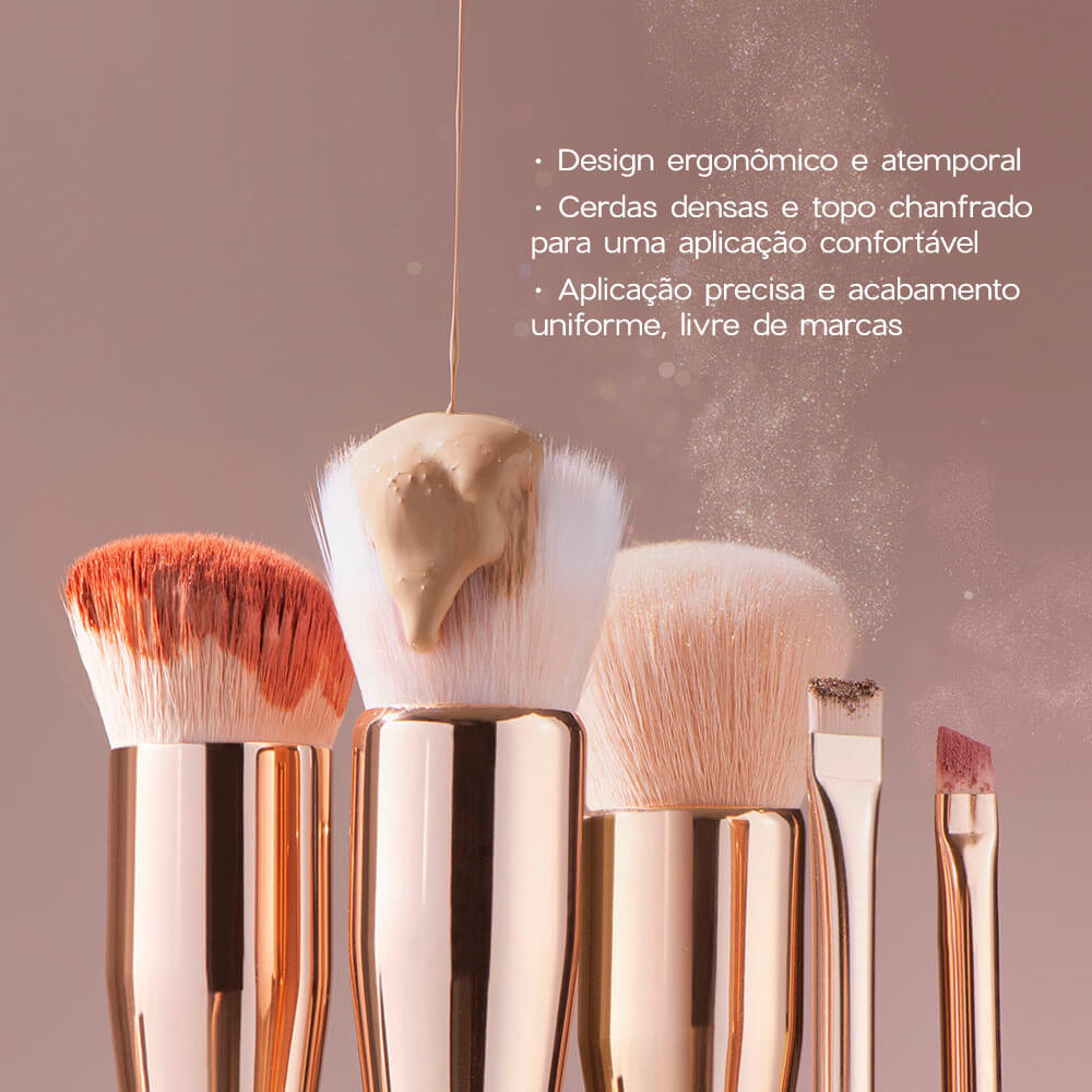 Pincel de Maquiagem Angulado - Liquid Angled Brush Ocn23 - Imagem 4