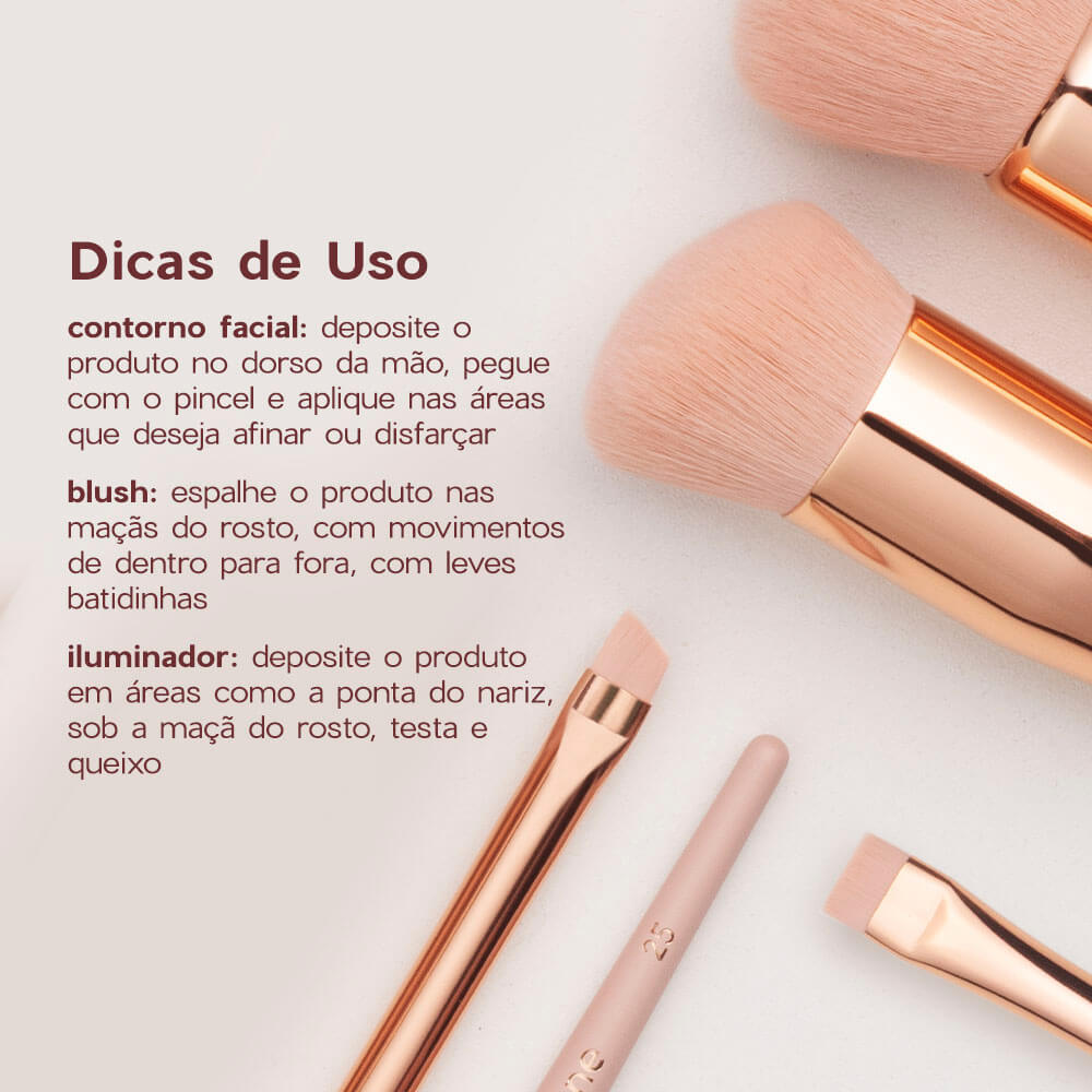 Pincel de Maquiagem Angulado - Liquid Angled Brush Ocn23 - Imagem 5