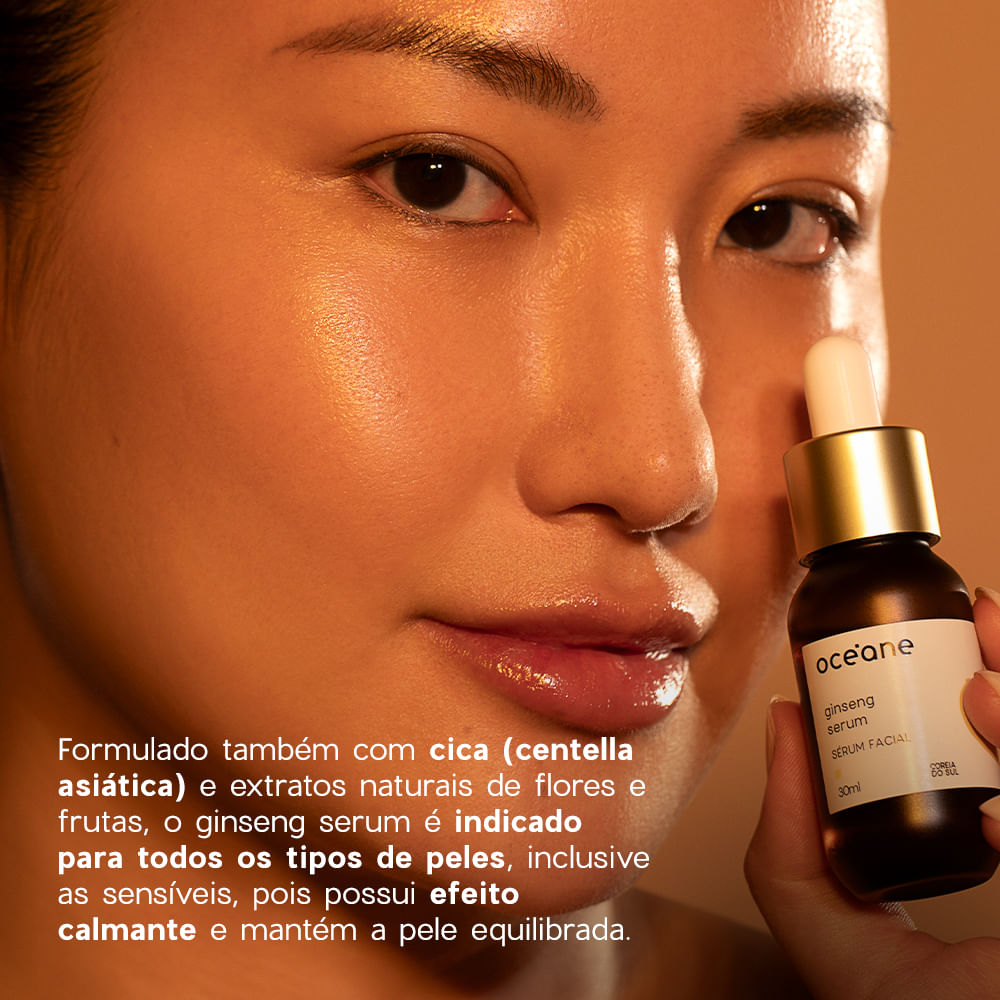 Sérum Facial com Extrato de Ginseng - Ginseng Serum 30ml - Imagem 6