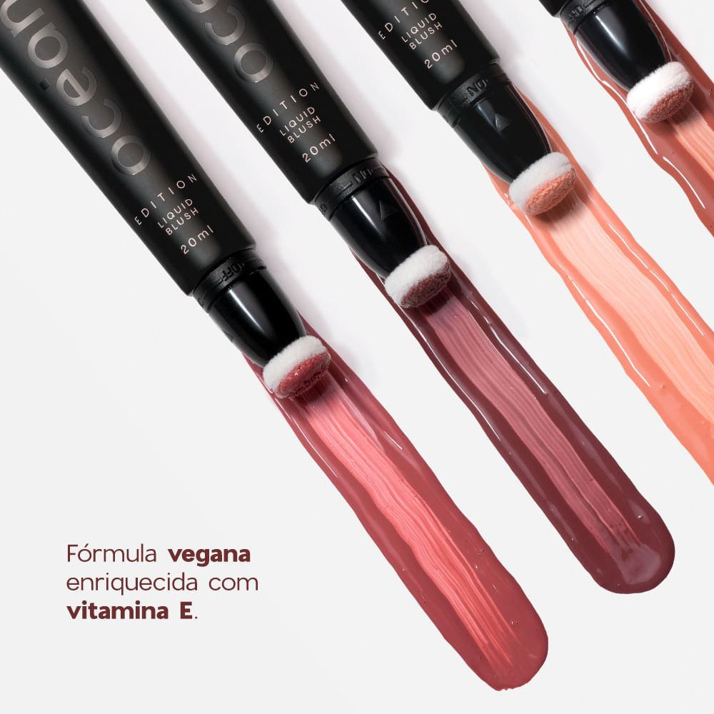 Blush Liquido Rosa Escuro - Liquid Blush Raspberry Océane Edition 20ml - Imagem 5